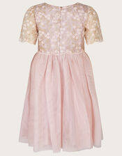 Orianna Lace Tulle Dress, Pink (PINK), large