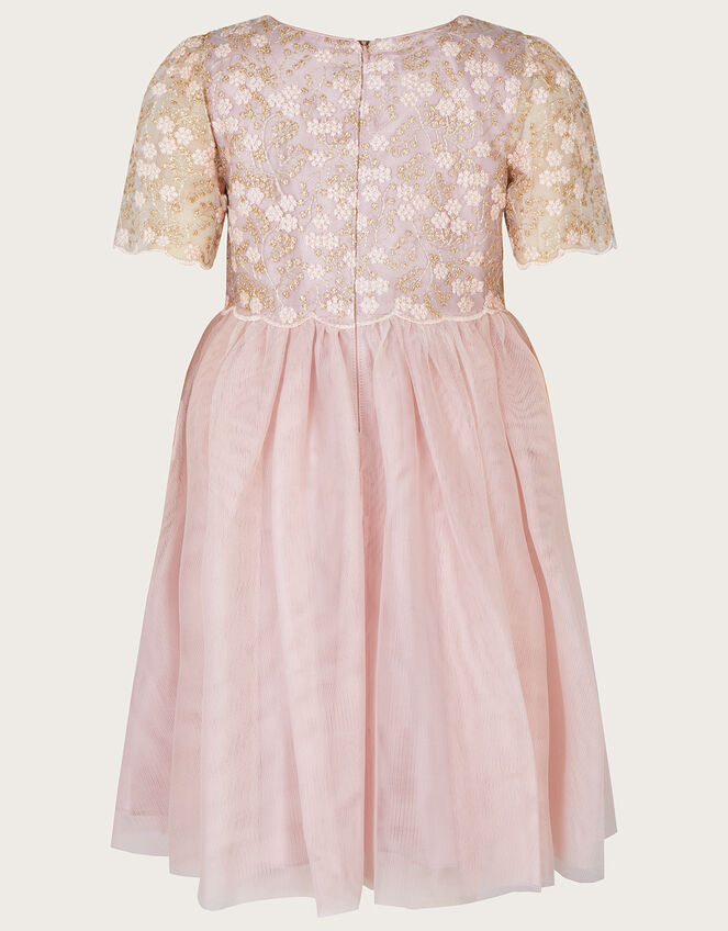 Orianna Lace Tulle Dress, Pink (PINK), large