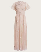 Catherine Embellished Maxi Dress, Pink (BLUSH), large