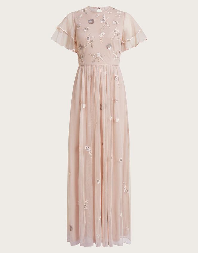 Catherine Embellished Maxi Dress, Pink (BLUSH), large