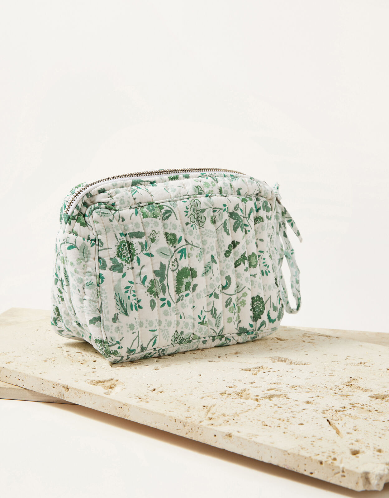 quilted makeup pouch