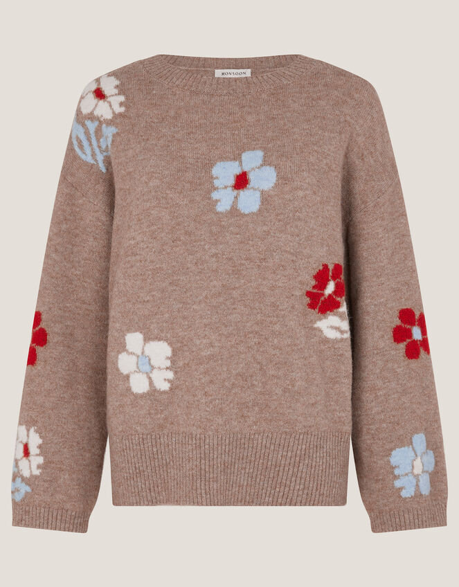 Fenn Floral Jumper Mink