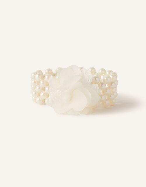 Lace Flower Pearl Bracelet, , large