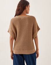 Sia Slouch Jumper , TOFFEE, large