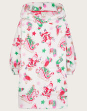 Super-Soft Christmas Oversized Hoodie , Ivory (IVORY), large