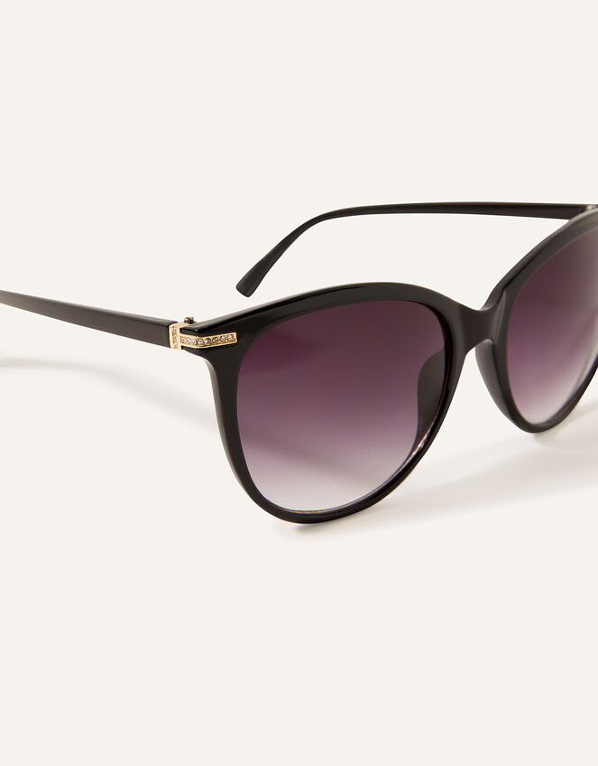 Diamante Trim Easy Cateye Sunglasses, , large