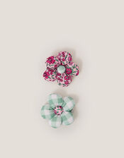 2-Pack Padded Daisy Hair Clips, , large