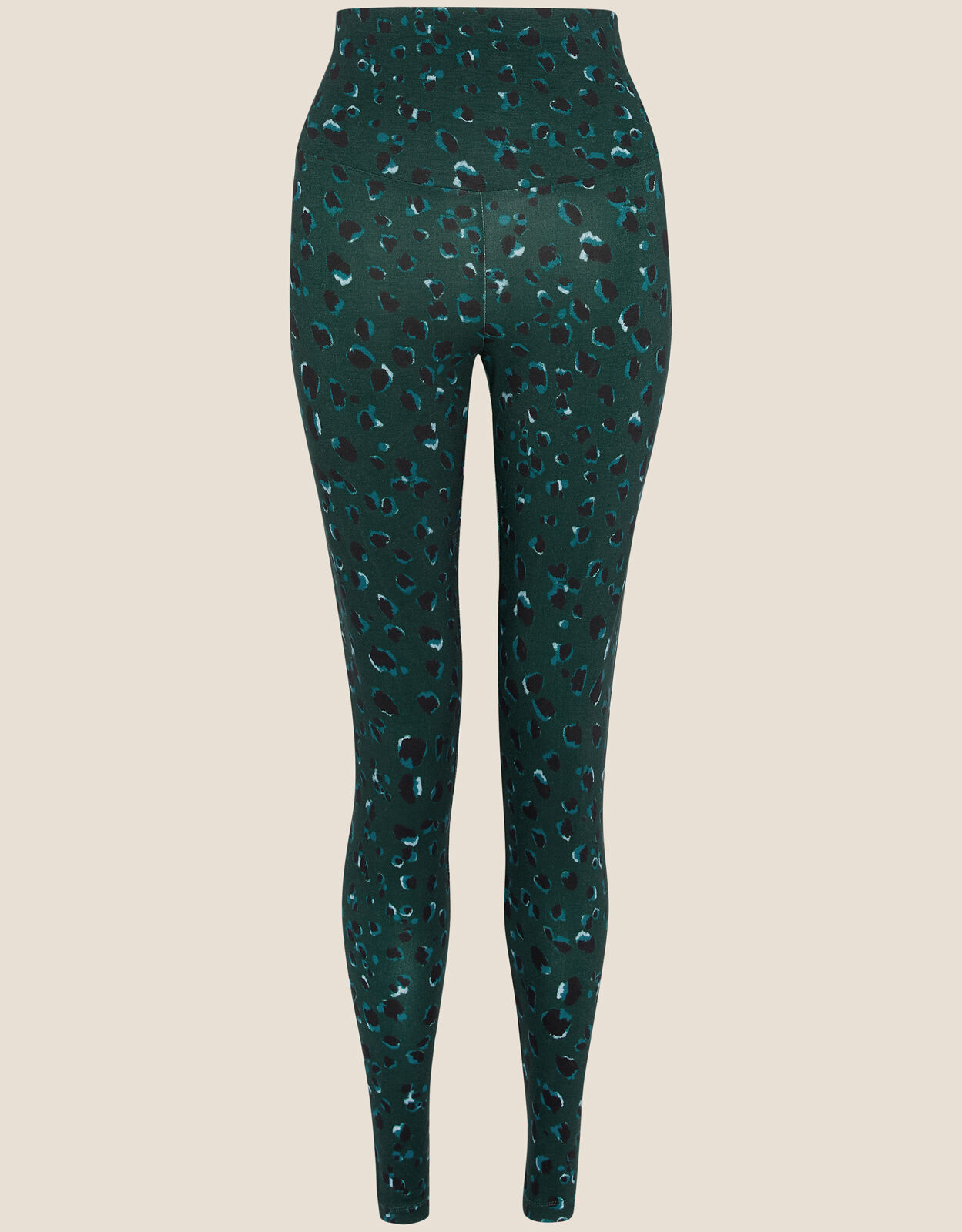Green leopard print leggings on sale