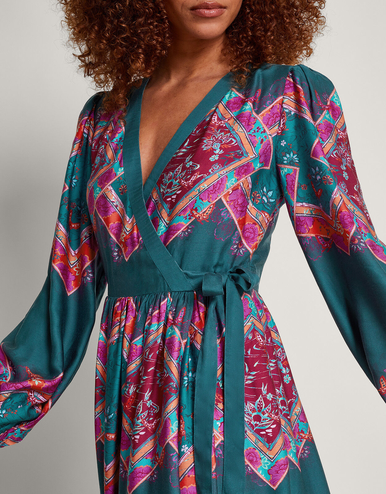 Wrap hotsell blue dress