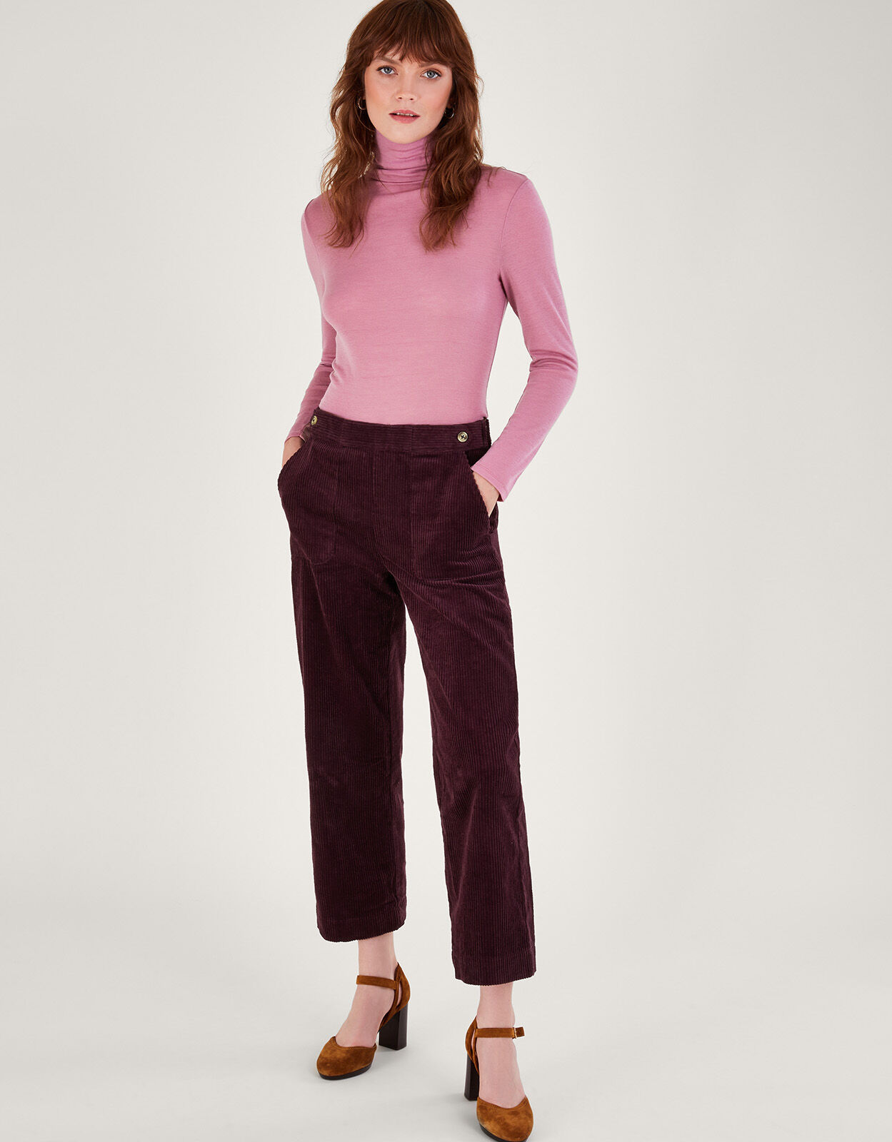 Purple 2025 cord jeans