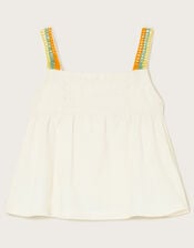 Crochet Cami Top, Ivory (IVORY), large