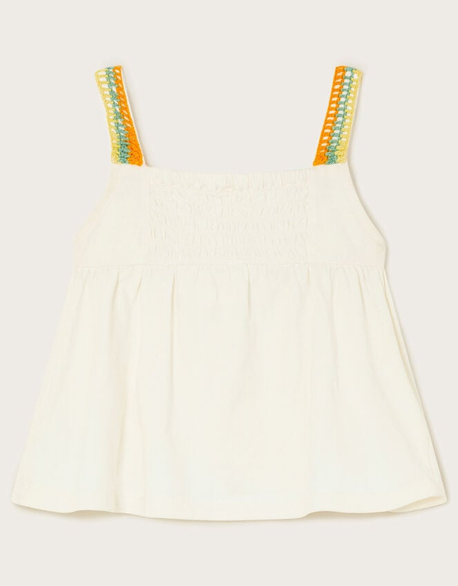 Crochet Cami Top, Ivory (IVORY), large