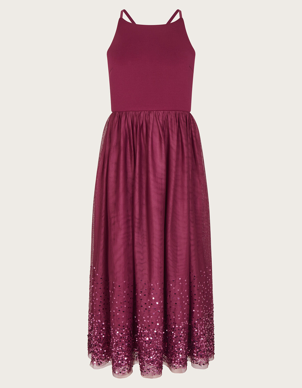 Monsoon girls red dress sale