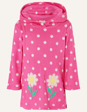 Baby Daisy Spot Towelling Dress , Pink (PINK), large