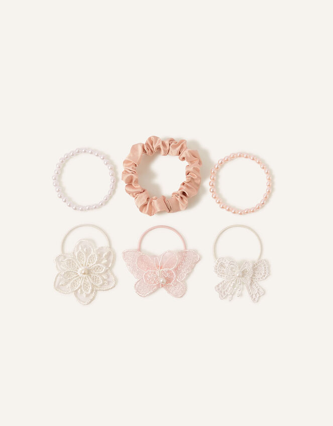Boutique Embellished Flower Hairband Set, , large