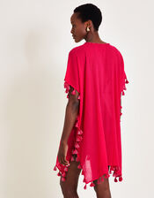 Suki Embroidered Kaftan, Pink (PINK), large