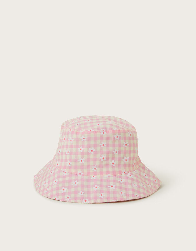Babyhug Bucket Hat Cherry Print - Pink main image 1