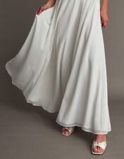 Maddie Off-Shoulder Bridal Dress, Ivory (IVORY), large