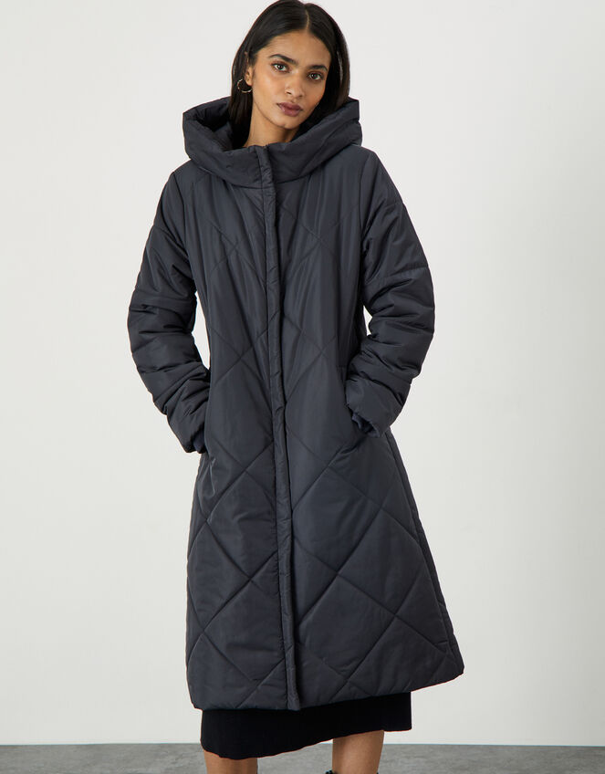 Polly Padded Coat in Recycled Polyester , Grey (GREY), large