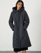 Polly Padded Coat in Recycled Polyester , Grey (GREY), large