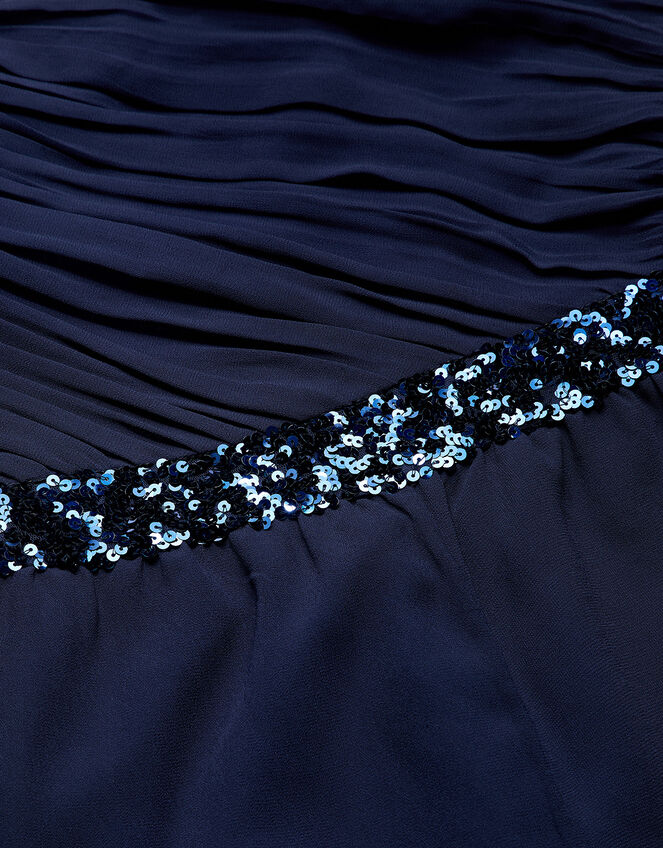 Abigail Bardot Prom Jumpsuit, Blue (NAVY), large