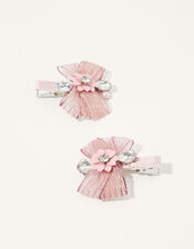 Jewel Bow Hair Clip Twinset, , large