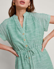 Athena Stripe Dress, Green (GREEN), large