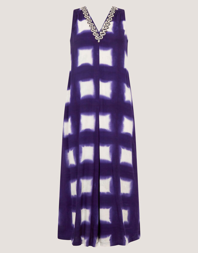 Halia Artisanal Tie-Dye Jumpsuit, Blue (NAVY), large