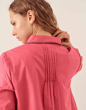 East Sumeera Embroidered Cotton Shirt, Pink (DUSKY PINK), large
