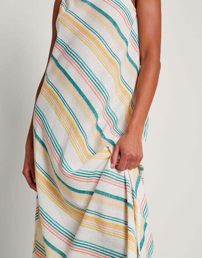 Aubree Stripe Dress, Green (GREEN), large