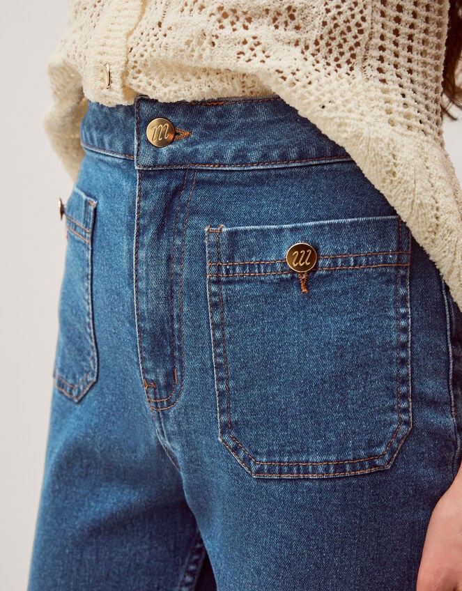 Cassie Capri Jeans Blue