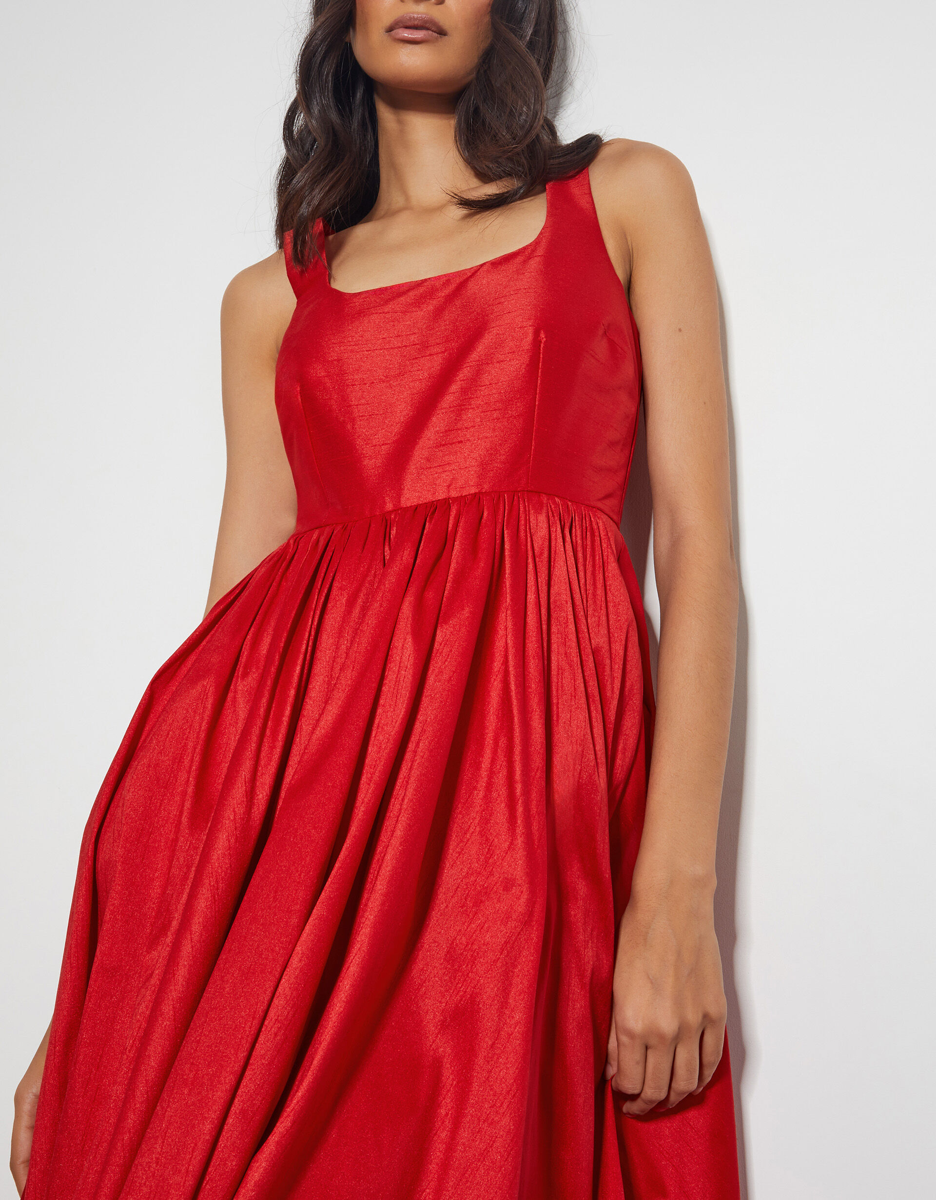 Sicily Off-White Midi Dress main image 1
