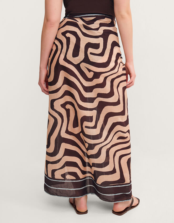 Callie Thorpe x Monsoon Wave Print Sarong, , large