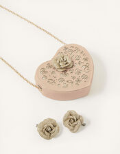 Lucy Love Filigree Heart Bag and Hair Clip Set, , large