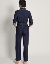 Harper Denim Jumpsuit , Blue (DENIM BLUE), large