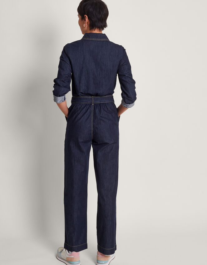 Harper Denim Jumpsuit , Blue (DENIM BLUE), large