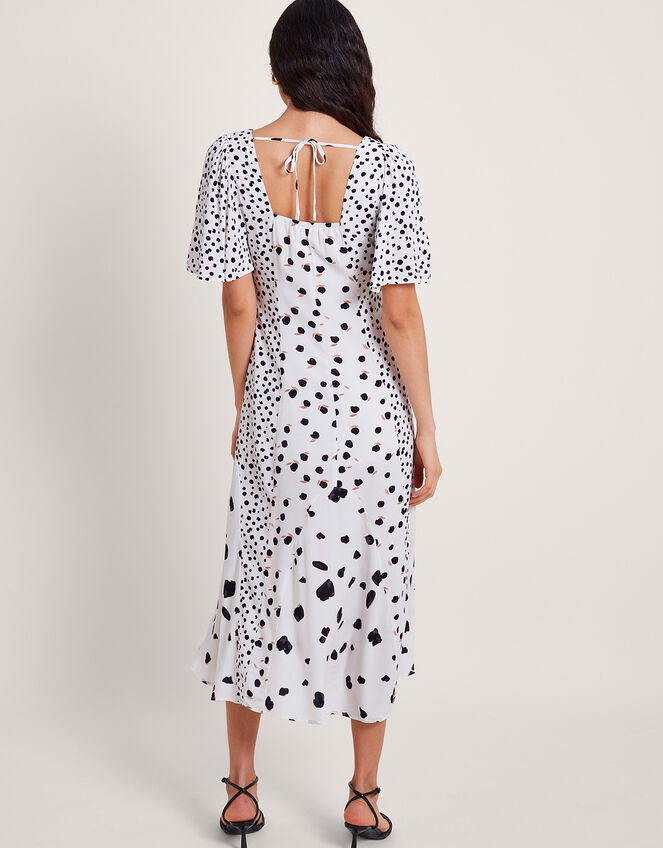 Lucee Spot Tea Dress, Ivory (IVORY), large