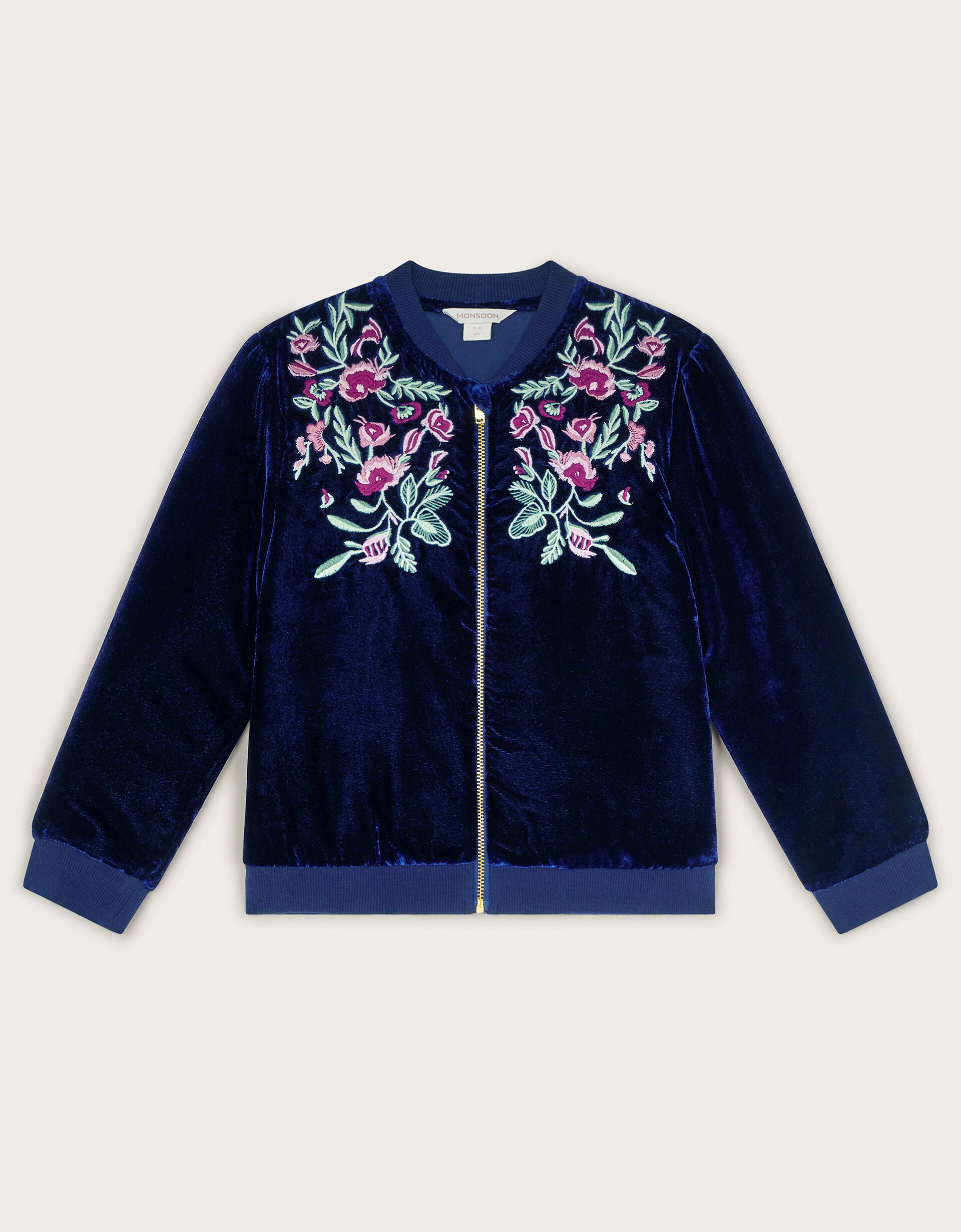Girls Velvet Jacket and Trouser Set