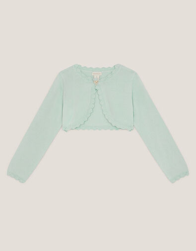 Maeve Bow Button Cardigan, Pink (PALE PINK), large