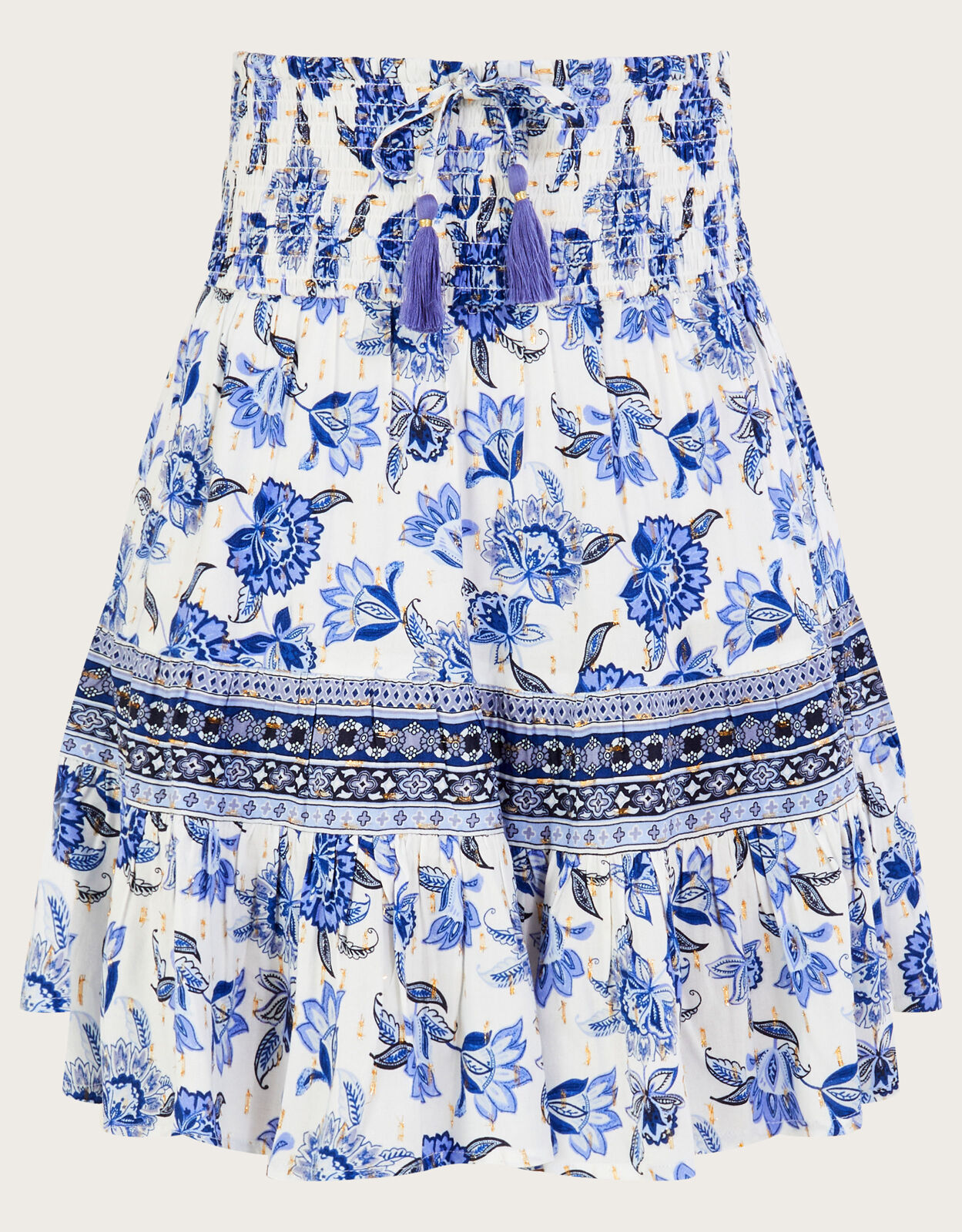Light blue sale flower skirt