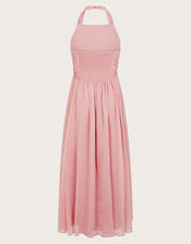 Ayo Halter Prom Maxi Dress, Pink (PINK), large