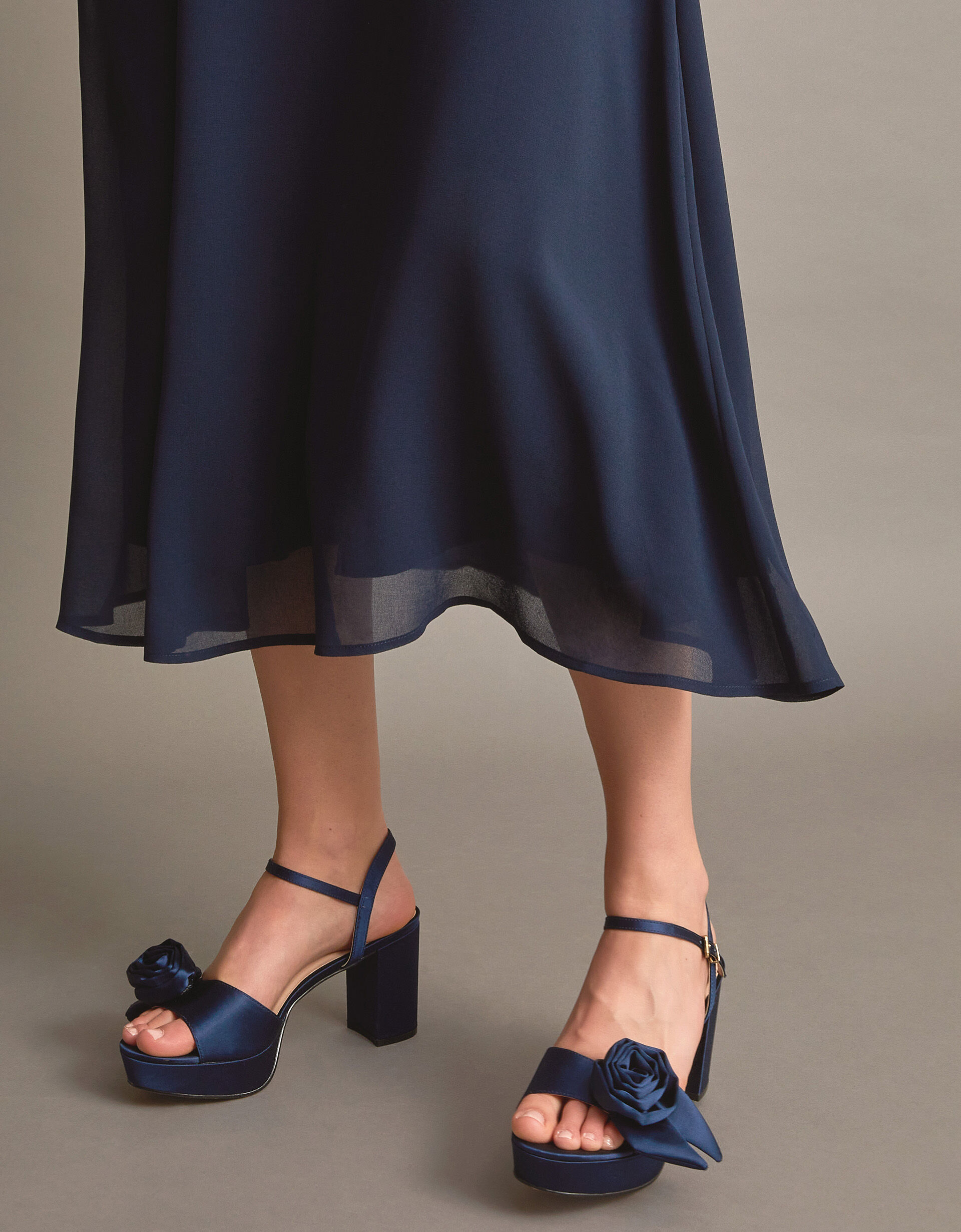 Navy Blue Block Heel Sandals Uk on Sale | bellvalefarms.com