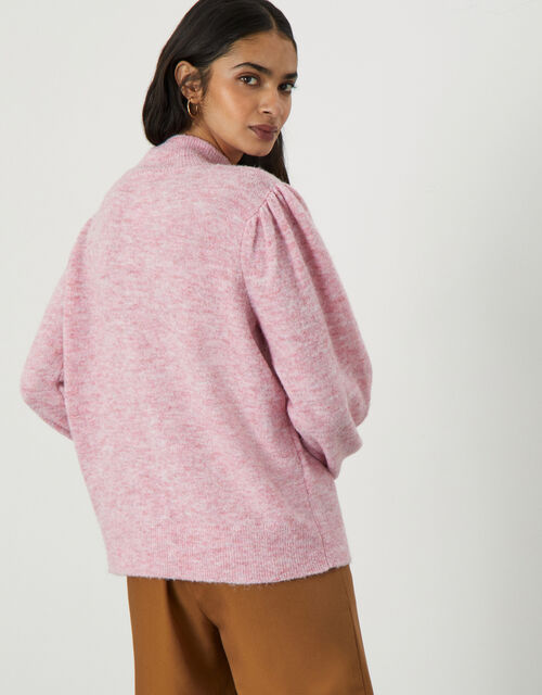 Embroidered Placement Jumper, Pink (PINK), large