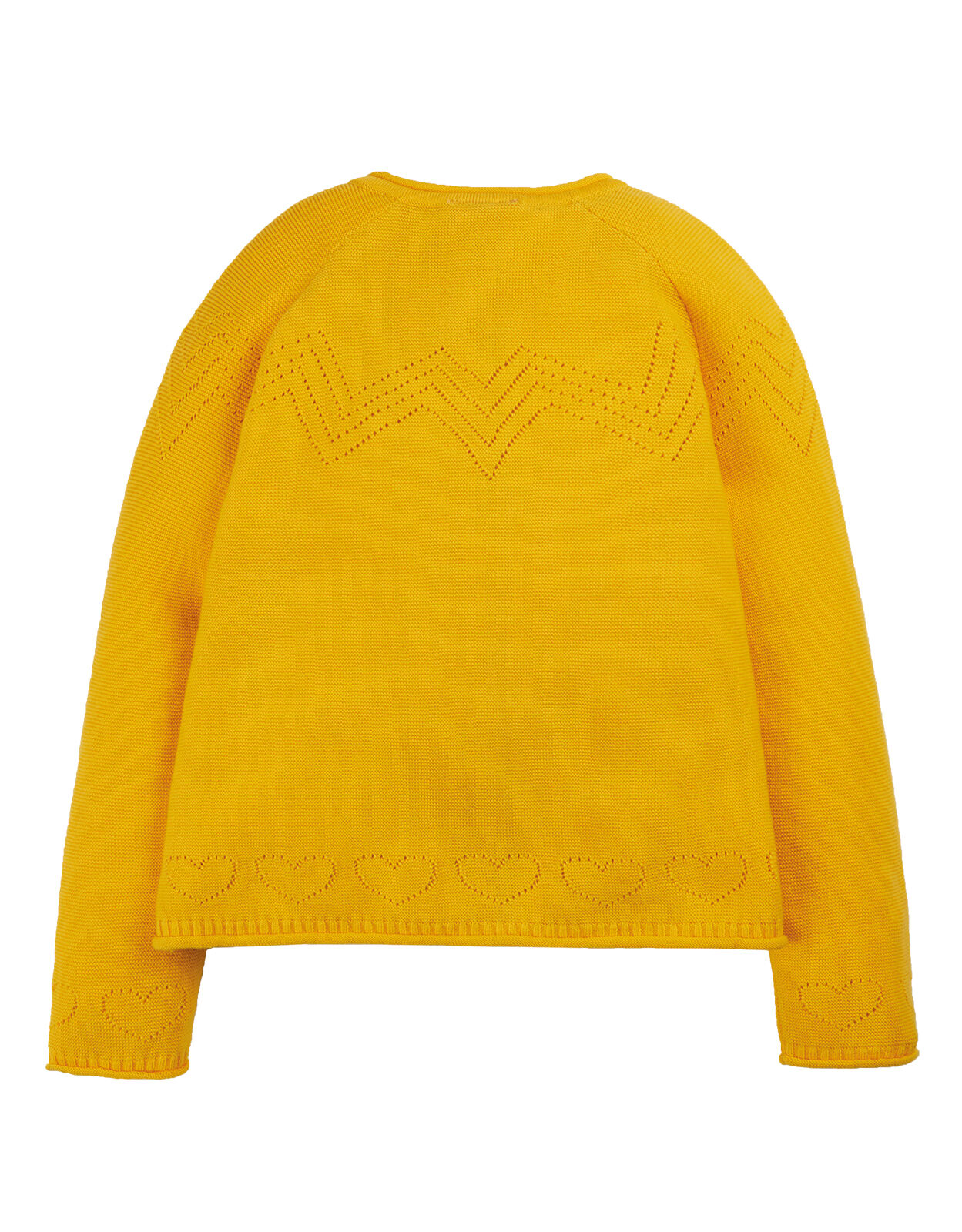 Frugi Piper Pointelle Cardigan Yellow