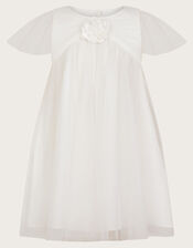 Baby Hannah Empire Seam Dress, Ivory (IVORY), large