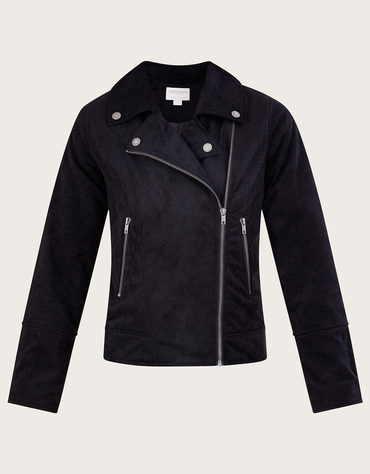 Stacy-Ann Suedette Biker Jacker Black 