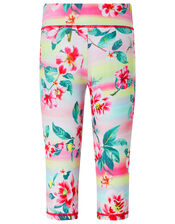 Serena Tropical Floral Active Leggings, Multi (MULTI), large