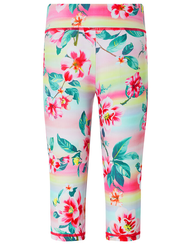 Serena Tropical Floral Active Leggings, Multi (MULTI), large