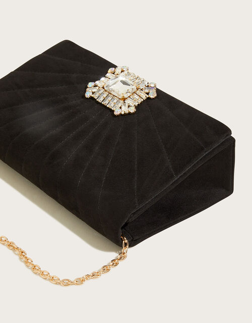Diamante Clutch Bag, , large
