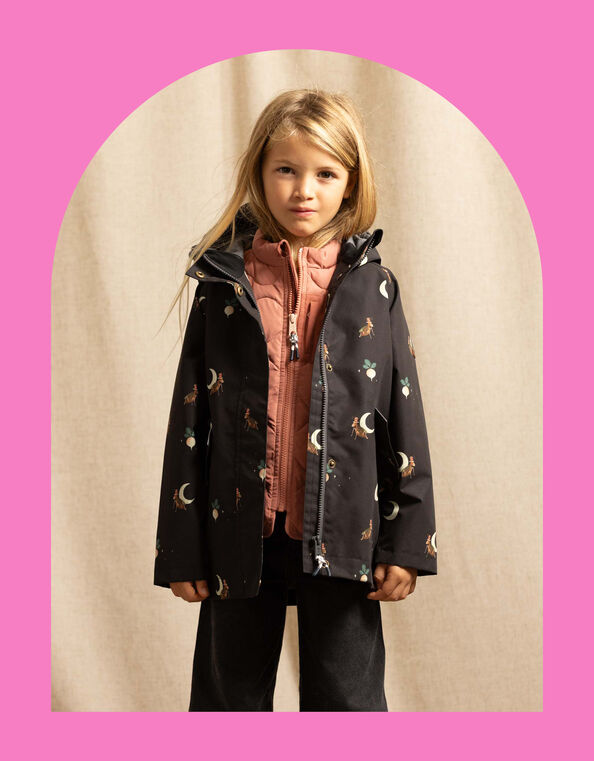 Töastie All Season Waterproof Raincoat, Blue (NAVY), large